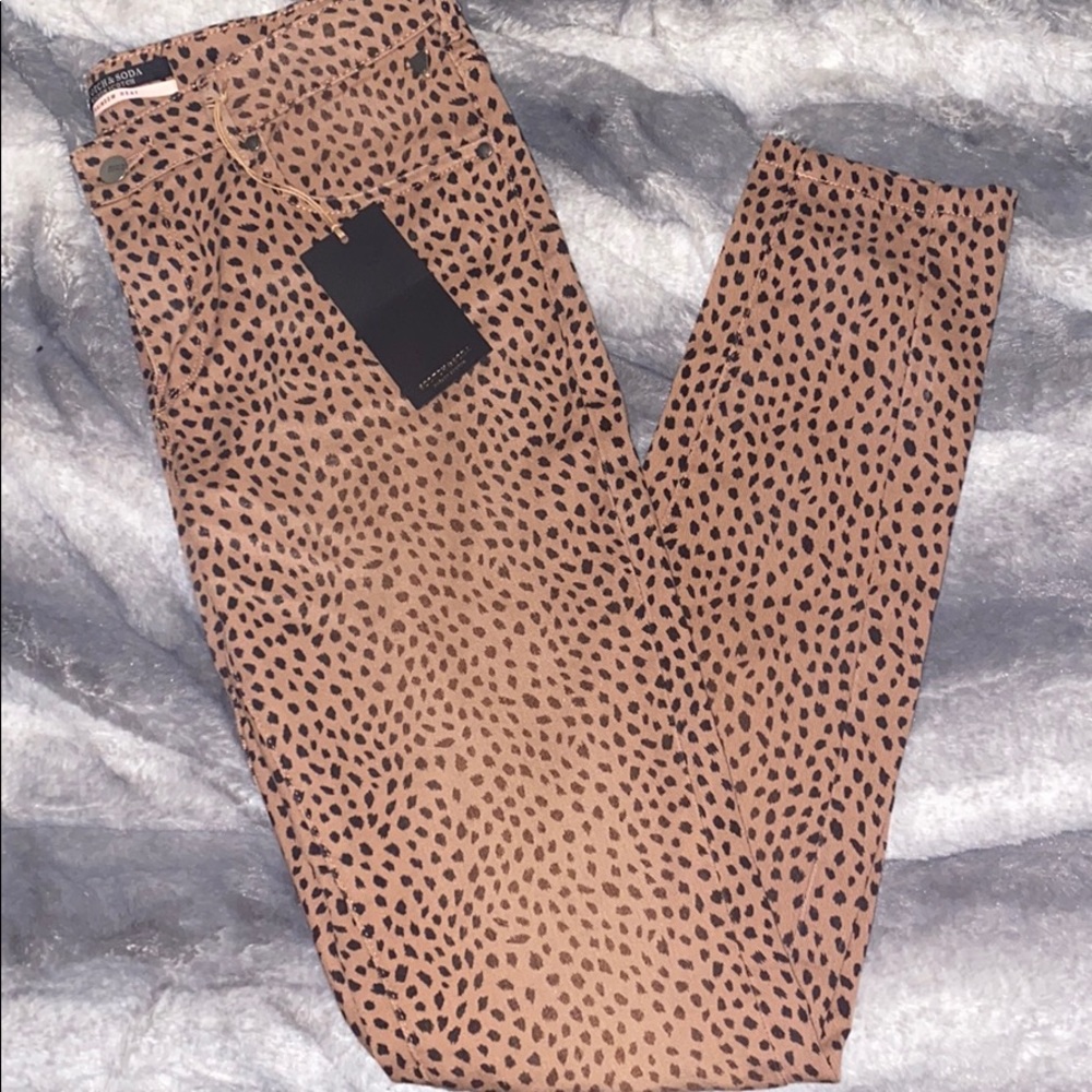 Scotch & Soda leopard print pants